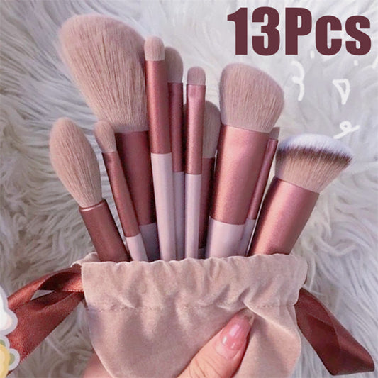 Set 13 Brochas Profesionales – Maquillaje Completo