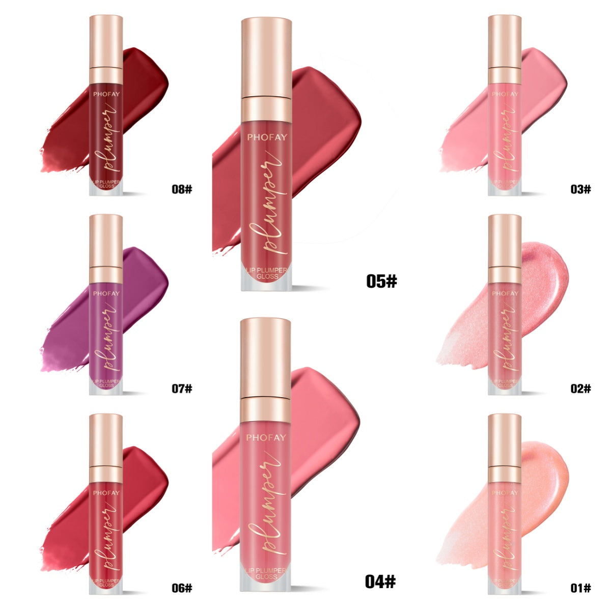 Gloss Labial Voluminizador con Brillo Intenso y Efecto Labios Jugosos