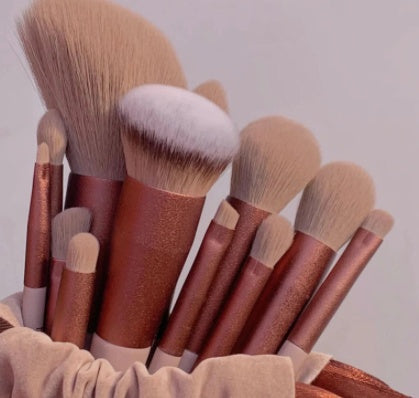 Set 13 Brochas Profesionales – Maquillaje Completo