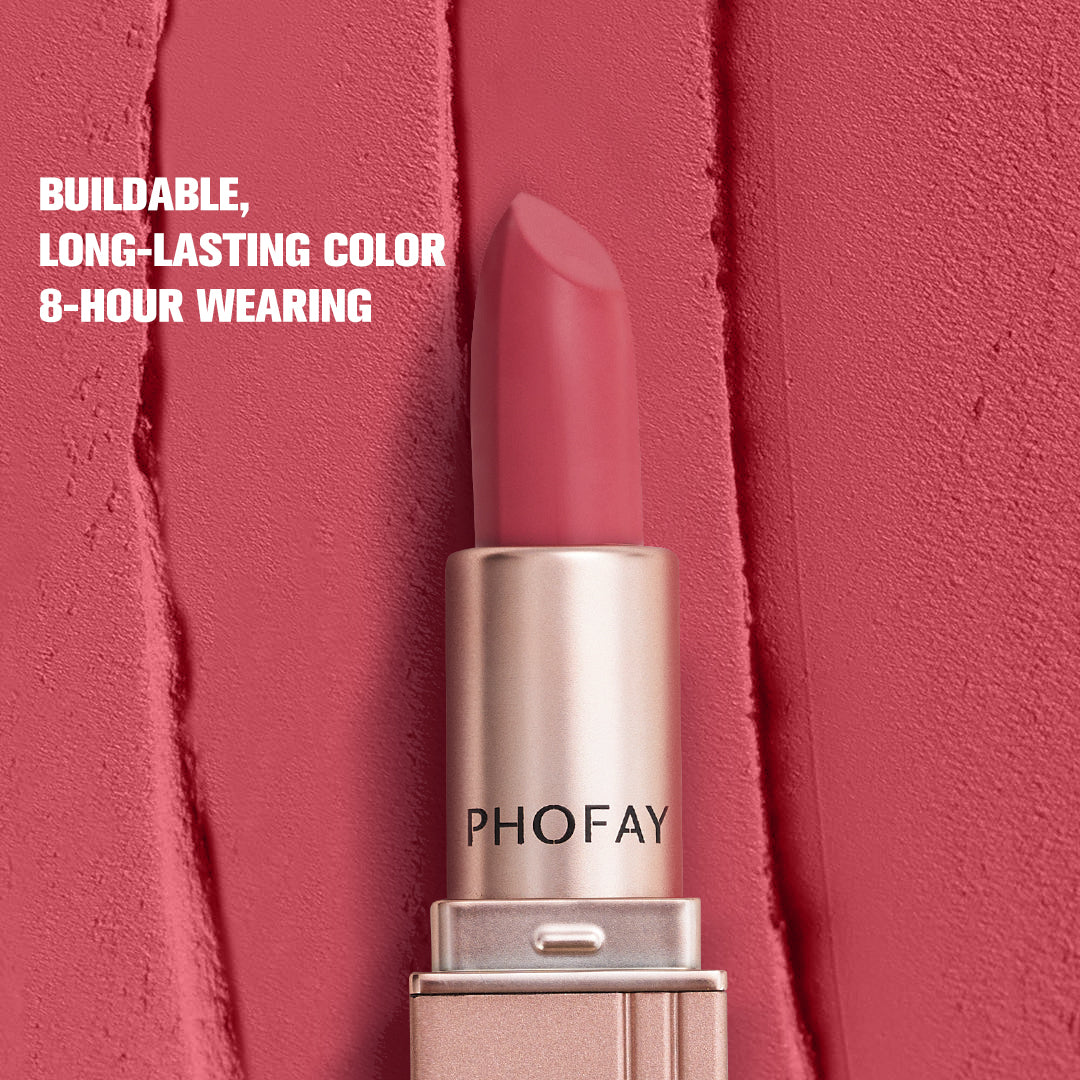 Labial Mate de Color Intenso y Larga Duración (Alta Pigmentación)