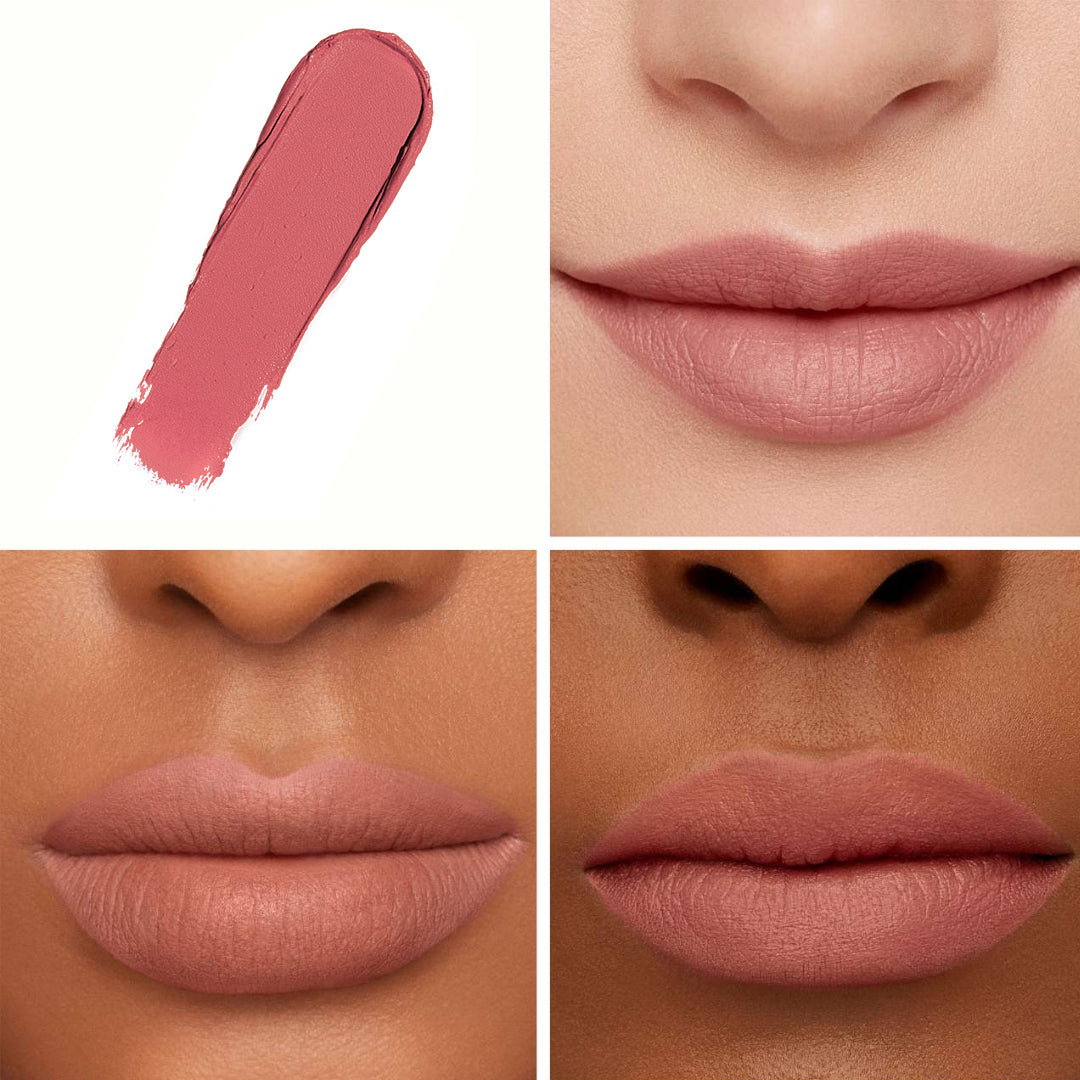 Labial Mate de Color Intenso y Larga Duración (Alta Pigmentación)