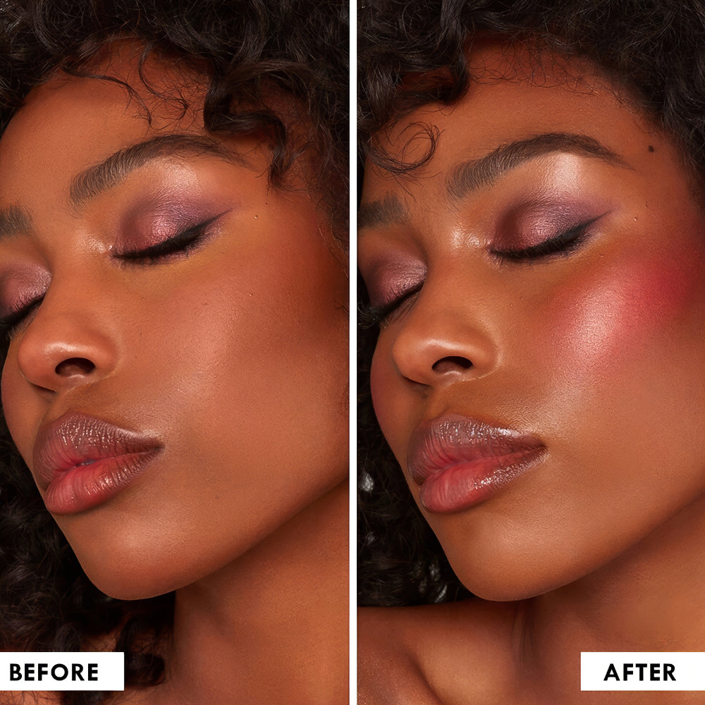 Colorete Dúo Crema y Polvo de Larga Duración con Acabado Natural