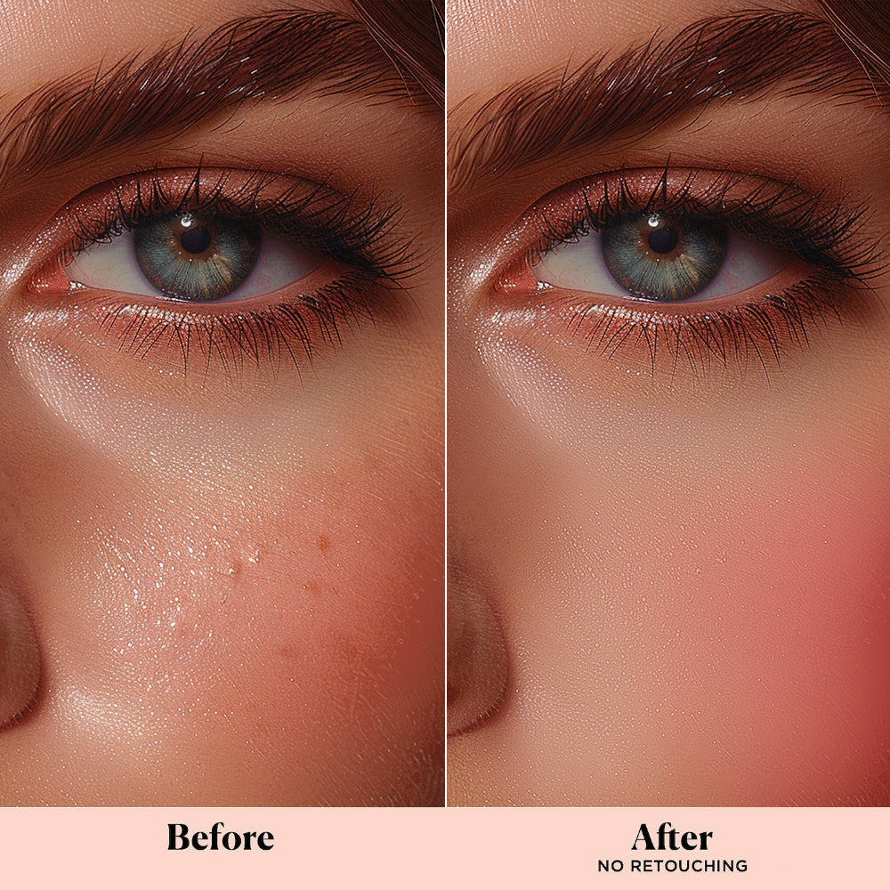 Colorete Mousse Líquido con Acabado Natural y Larga Duración