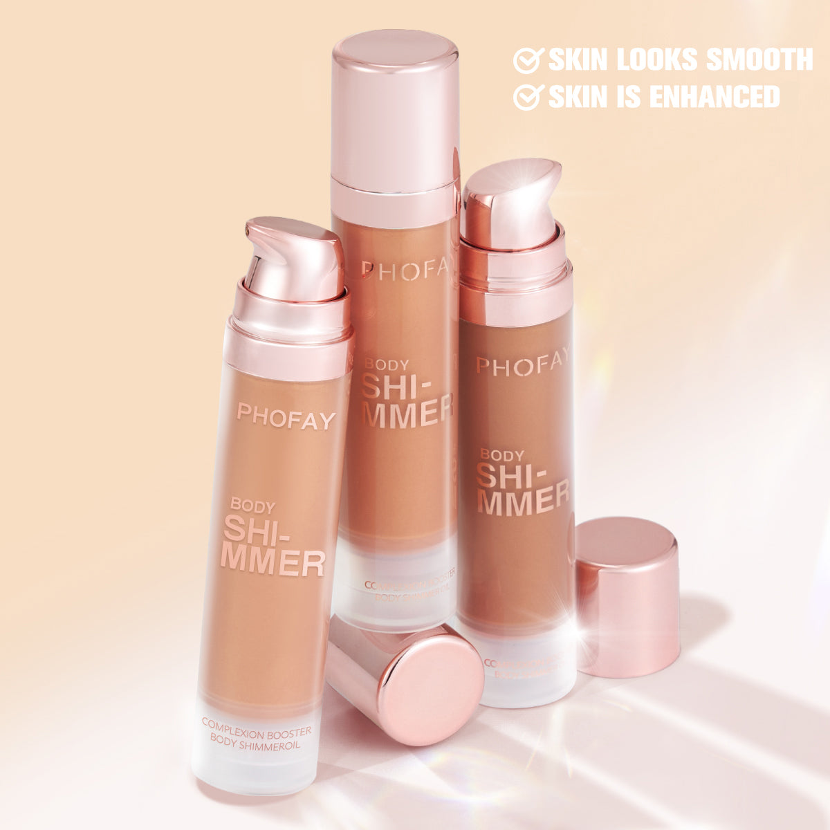Aceite Corporal Iluminador Shimmer con Brillo Natural e Hidratación