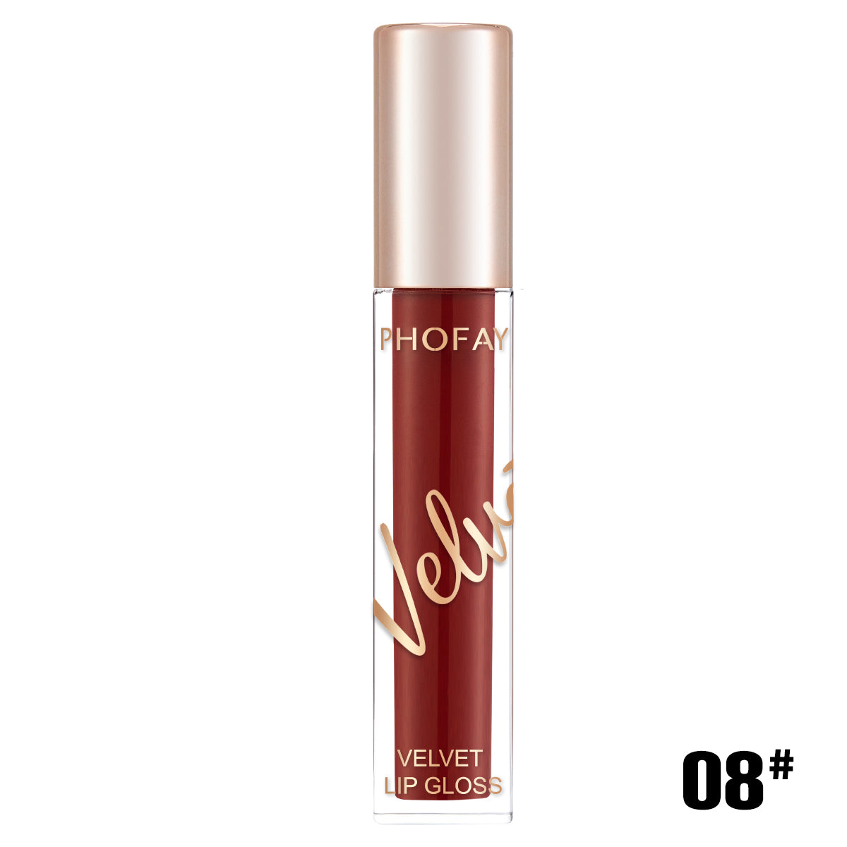 Gloss Labial Velvet con Brillo Aterciopelado y Acabado Suave