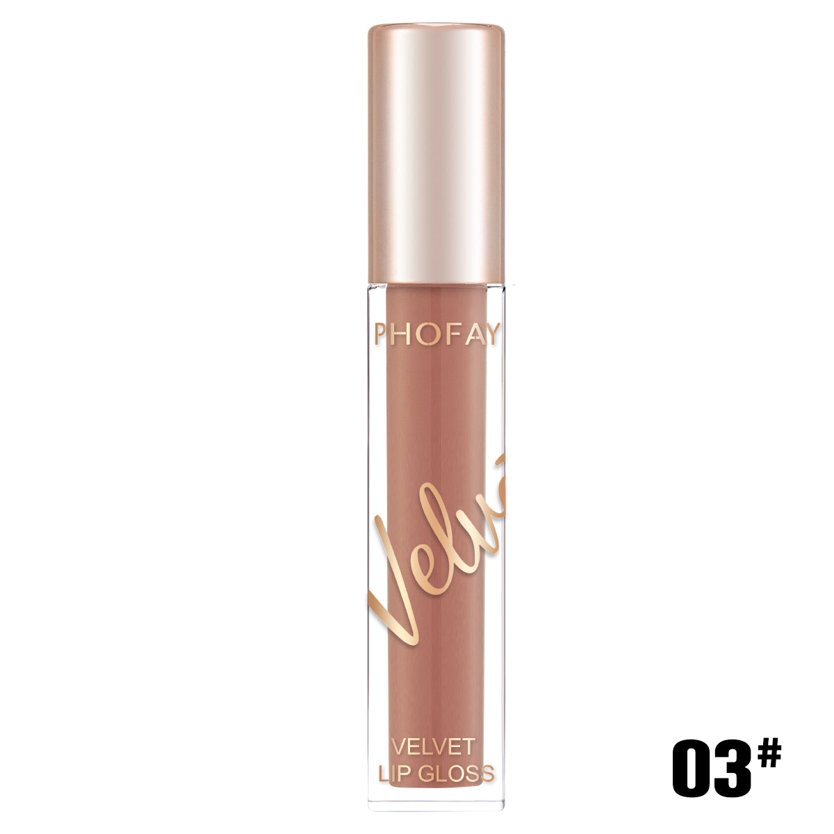 Gloss Labial Velvet con Brillo Aterciopelado y Acabado Suave