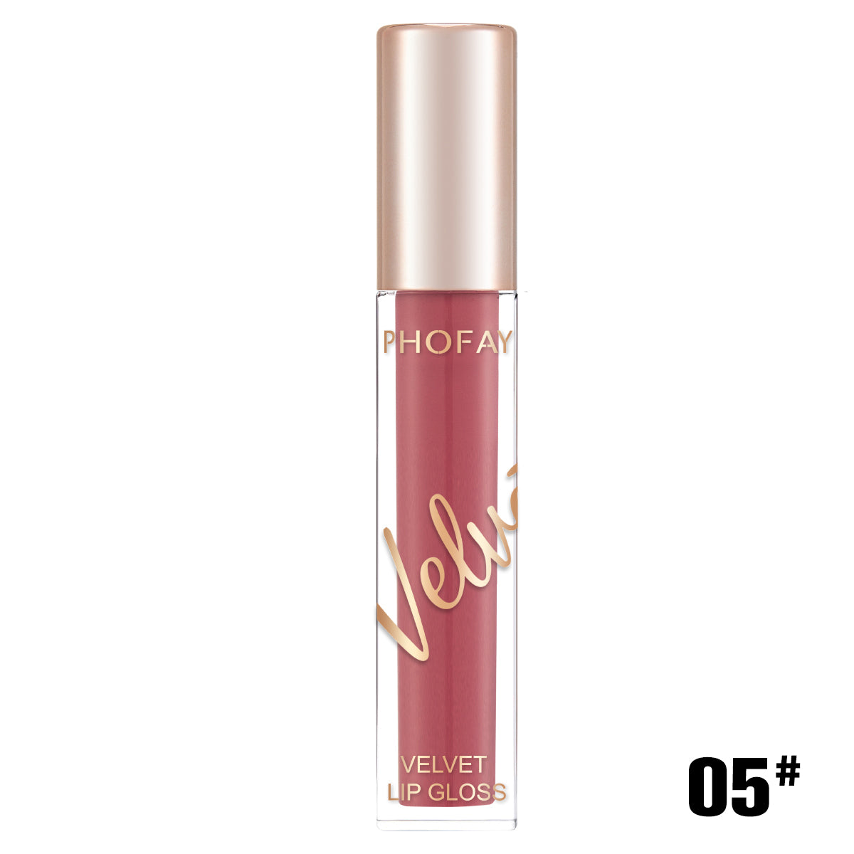 Gloss Labial Velvet con Brillo Aterciopelado y Acabado Suave