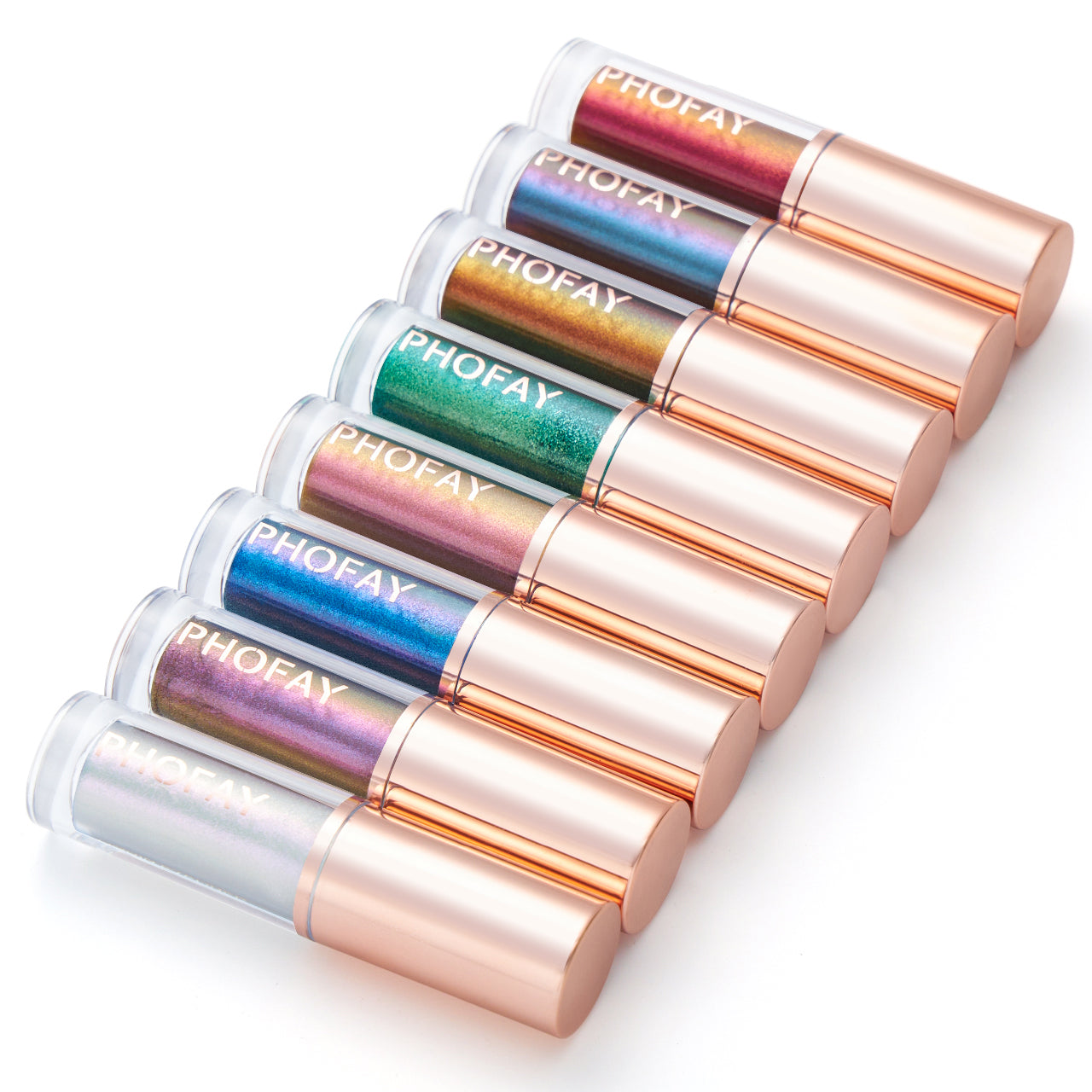 Set de Eyeliner Líquido con Glitter de Alta Precisión y Larga Duración