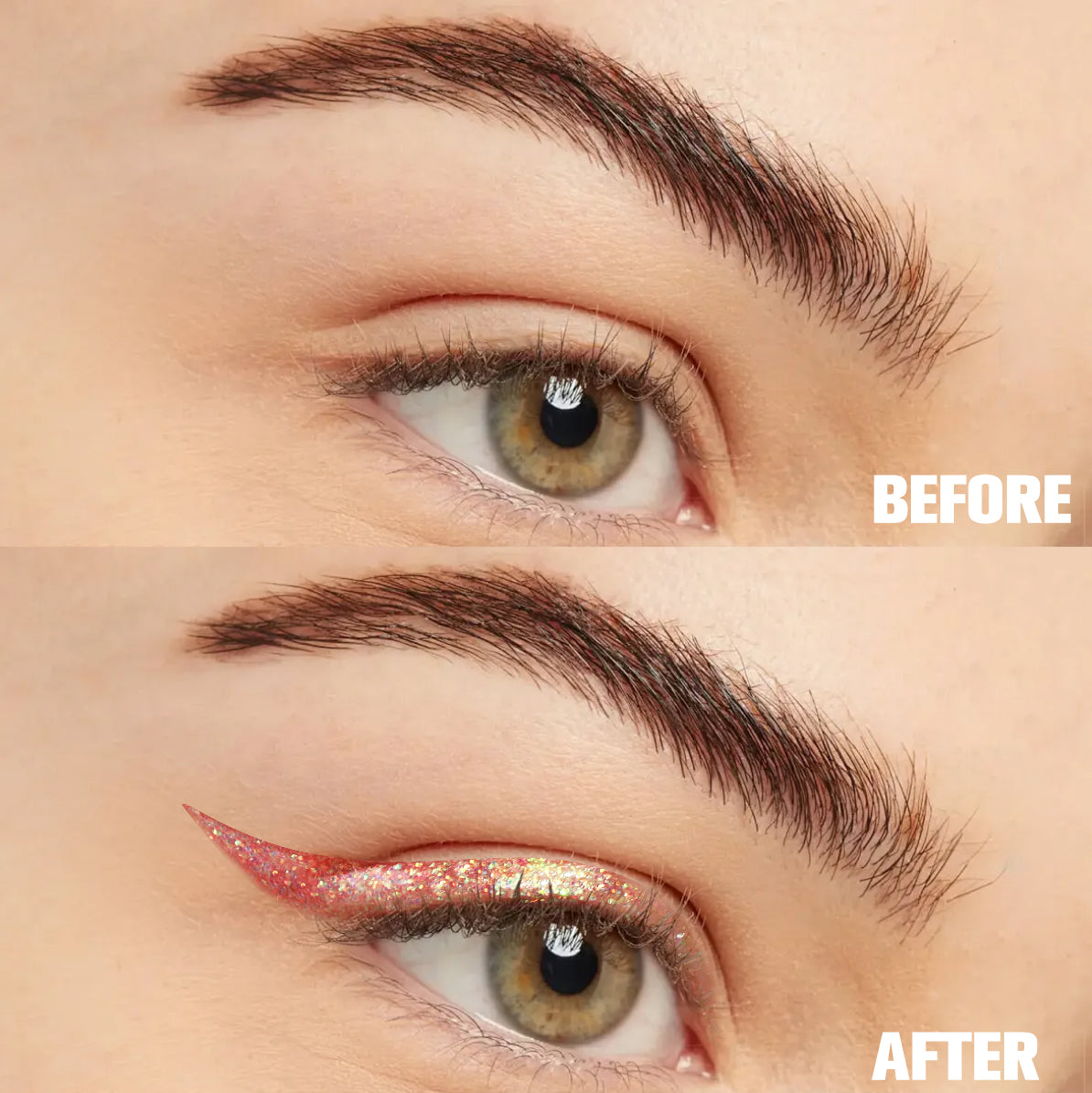 Set de Eyeliner Líquido con Glitter de Alta Precisión y Larga Duración