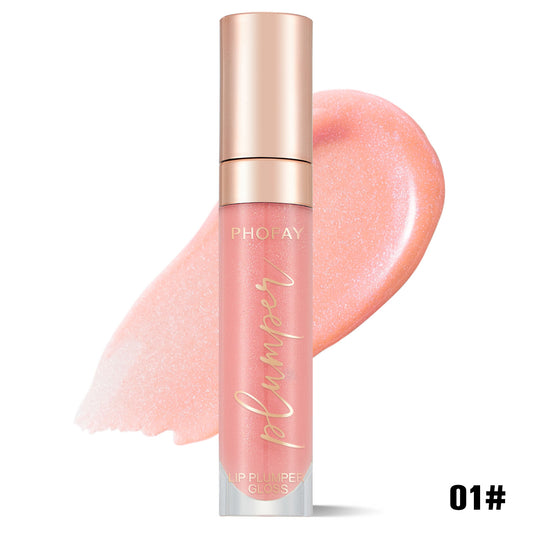 Gloss Labial Voluminizador con Brillo Intenso y Efecto Labios Jugosos