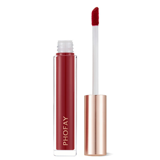 Gloss Labial No Pegajoso de Acabado Brillante y Textura Ligera