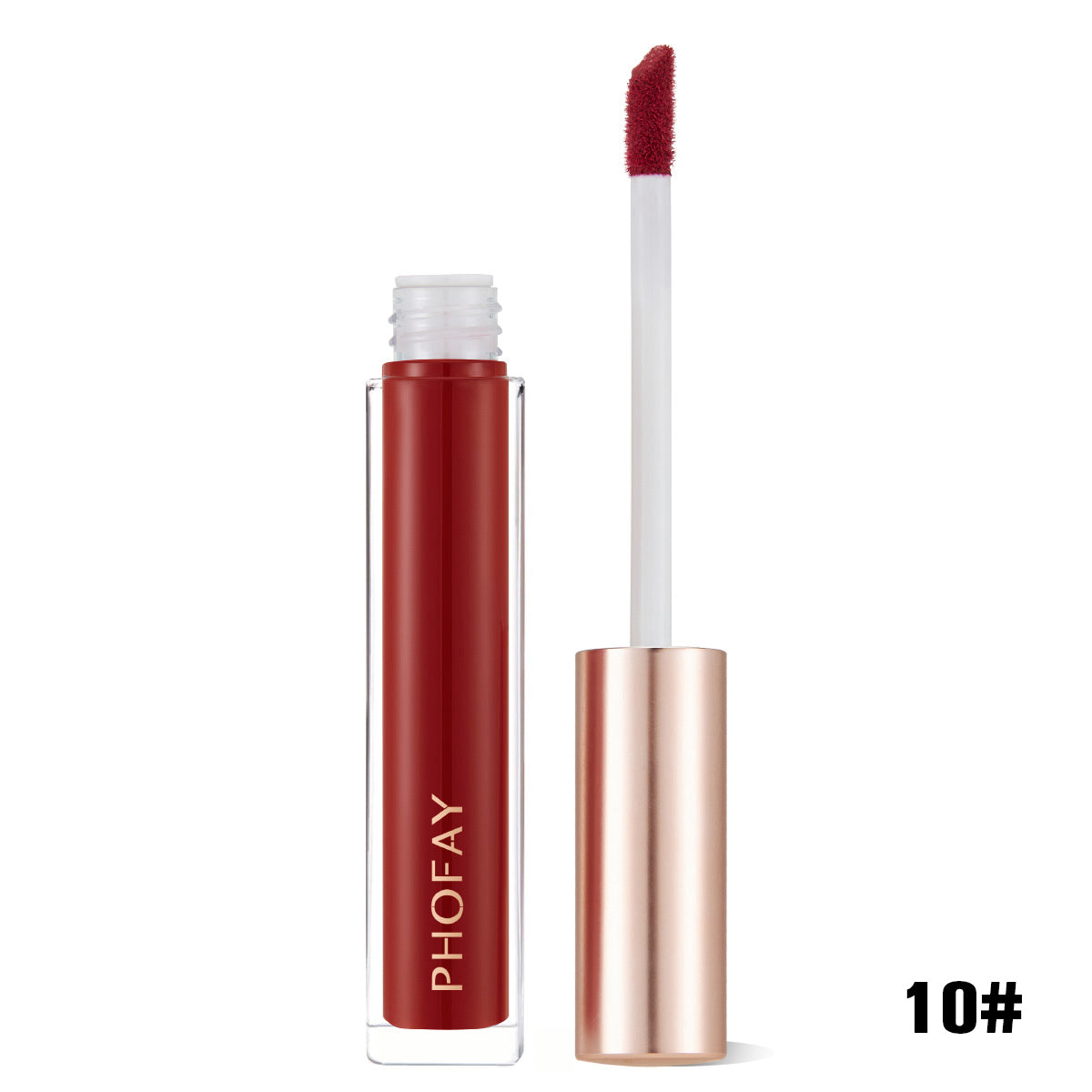 Gloss Labial No Pegajoso de Acabado Brillante y Textura Ligera