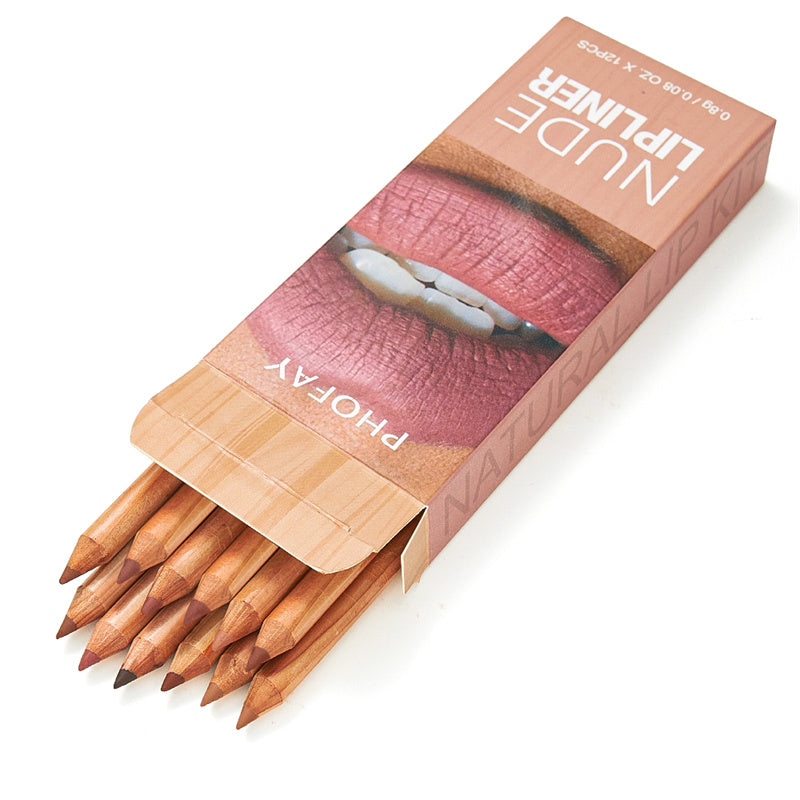 Kit de Perfiladores de Labios Nude de Alta Precisión para Acabado Natural