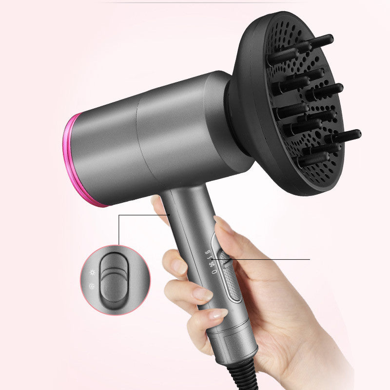 Secador de Pelo Profesional 1400W con 3 Temperaturas y 2 Velocidades (Secado Rápido)