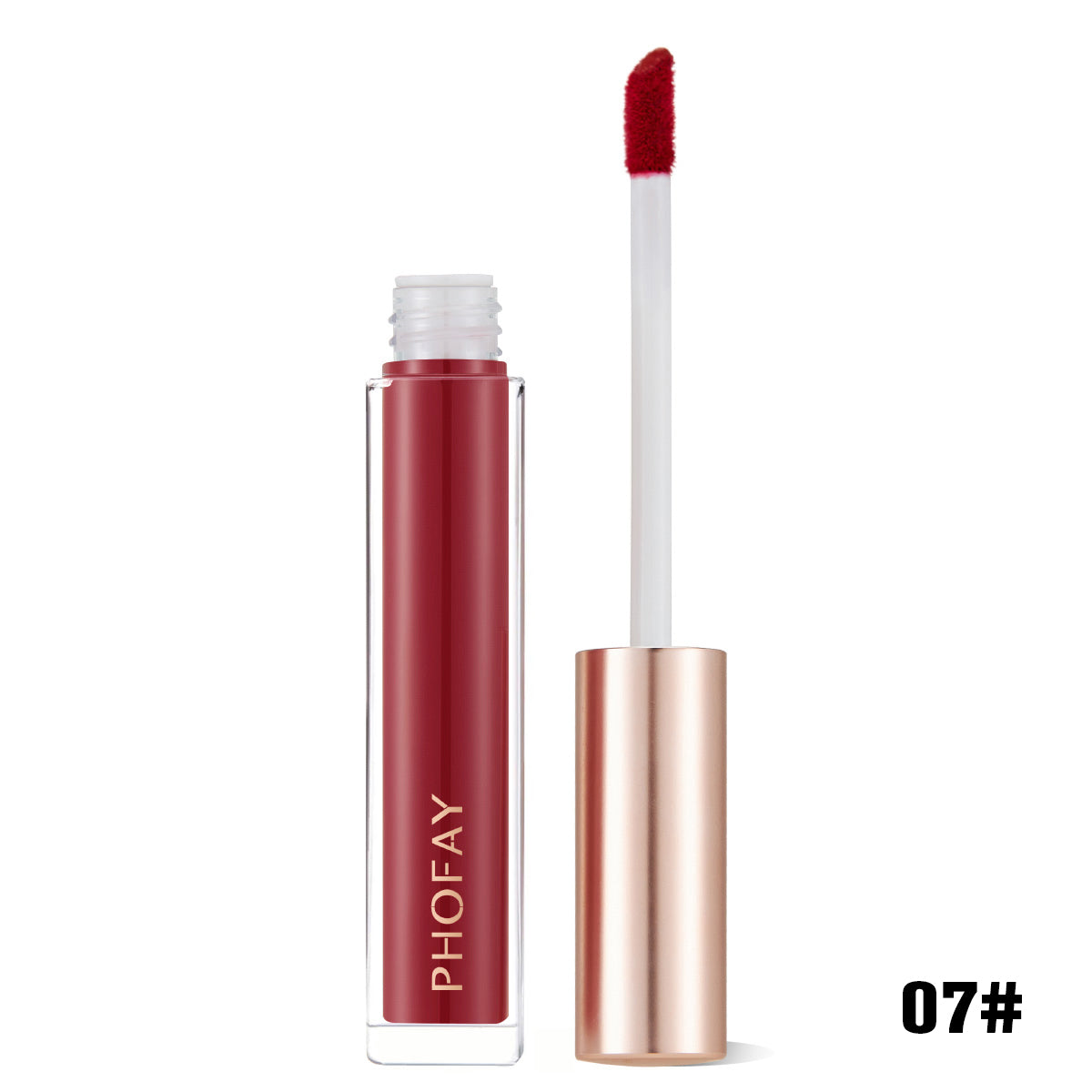 Gloss Labial No Pegajoso de Acabado Brillante y Textura Ligera