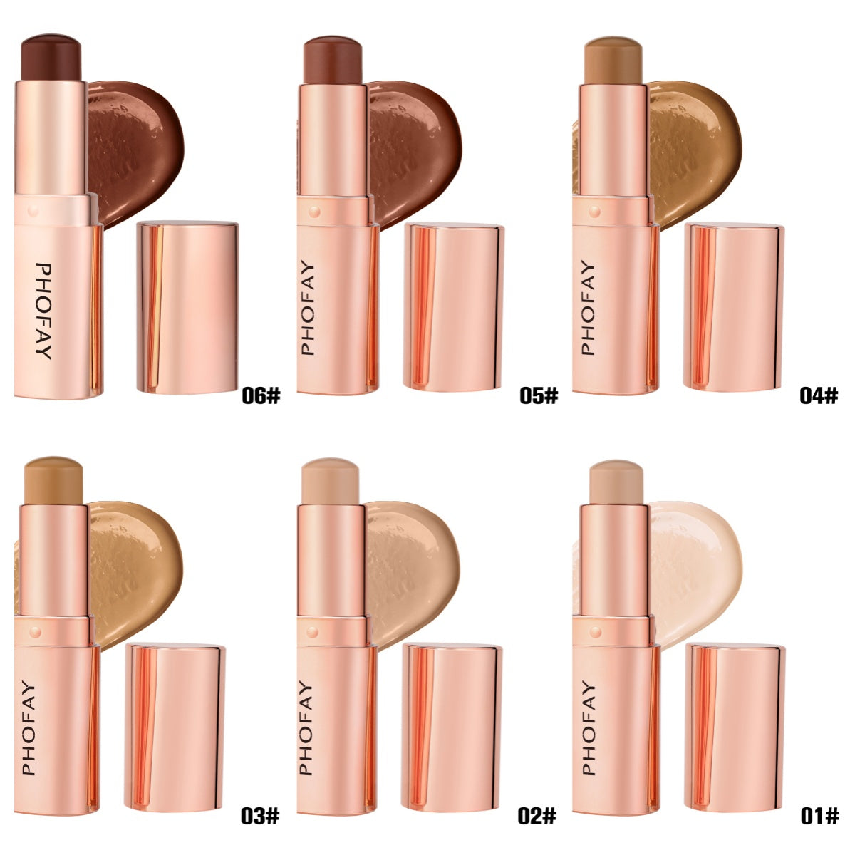 Stick de Contorno Facial Cremoso para Esculpir y Definir el Rostro