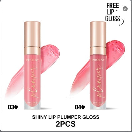 Gloss Labial Voluminizador con Brillo Intenso y Efecto Labios Jugosos
