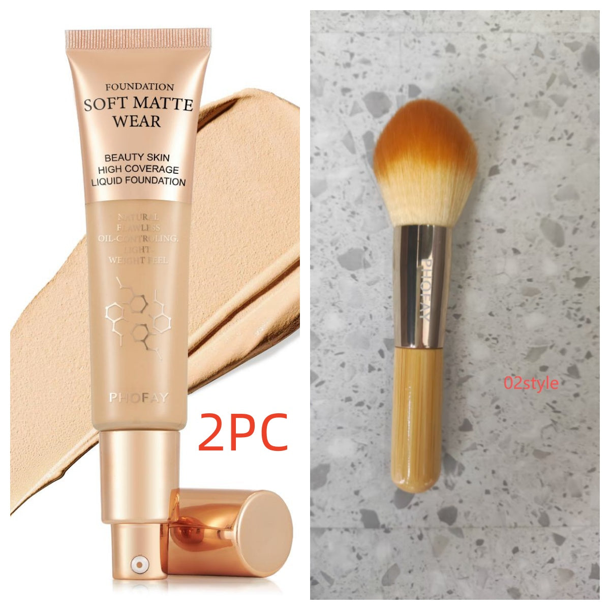Base de Maquillaje de Cobertura Total y Larga Duración 24H (Acabado Impecable)
