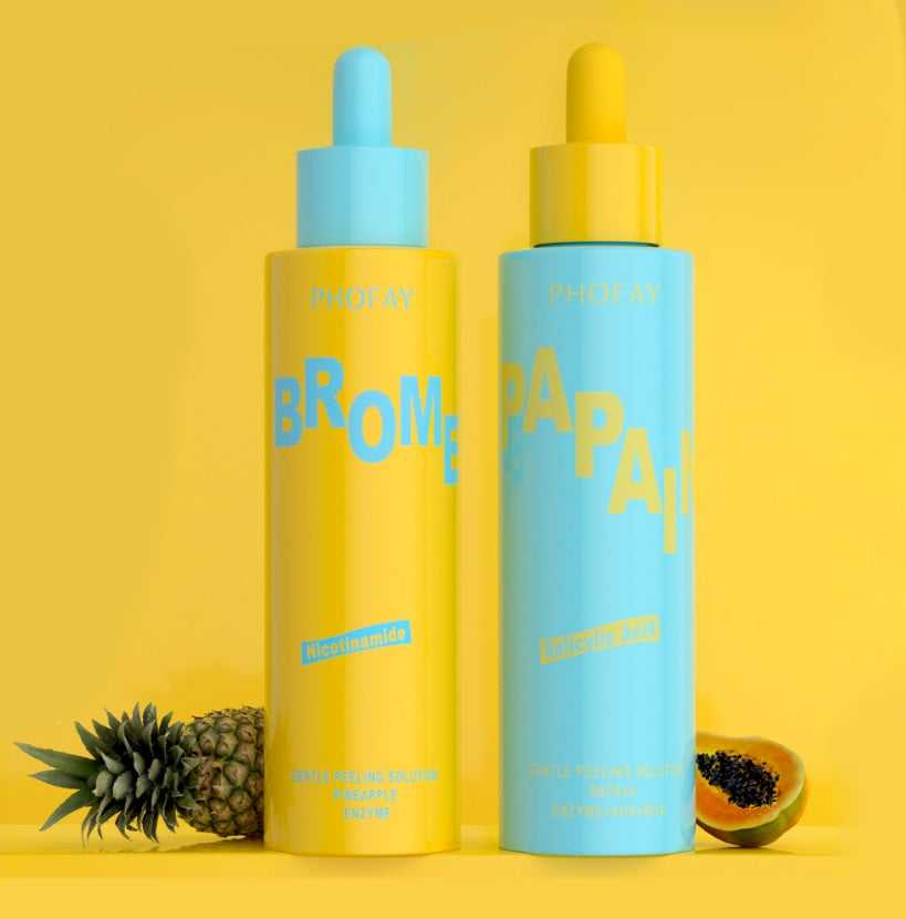 Peeling Facial de Papaya con AHA + BHA – Piel Suave y Luminosa