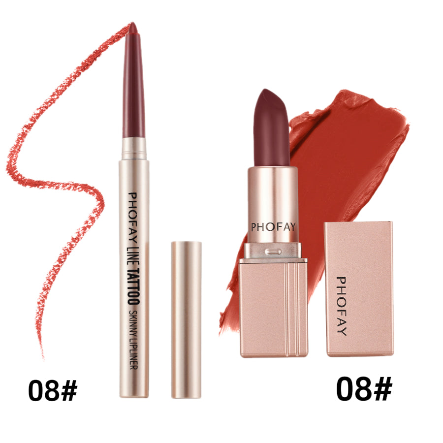 Labial Mate de Color Intenso y Larga Duración (Alta Pigmentación)
