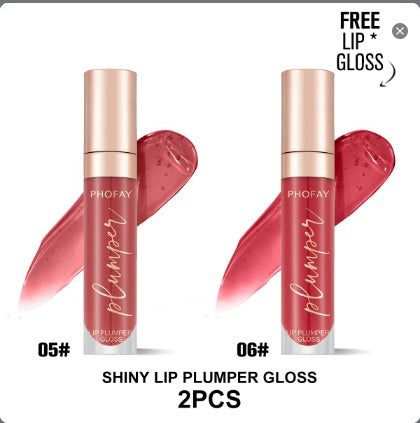 Gloss Labial Voluminizador con Brillo Intenso y Efecto Labios Jugosos