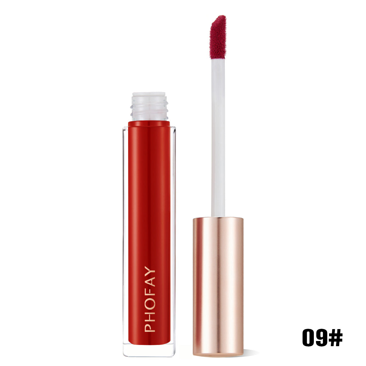 Gloss Labial No Pegajoso de Acabado Brillante y Textura Ligera