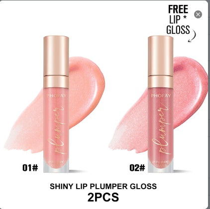 Gloss Labial Voluminizador con Brillo Intenso y Efecto Labios Jugosos