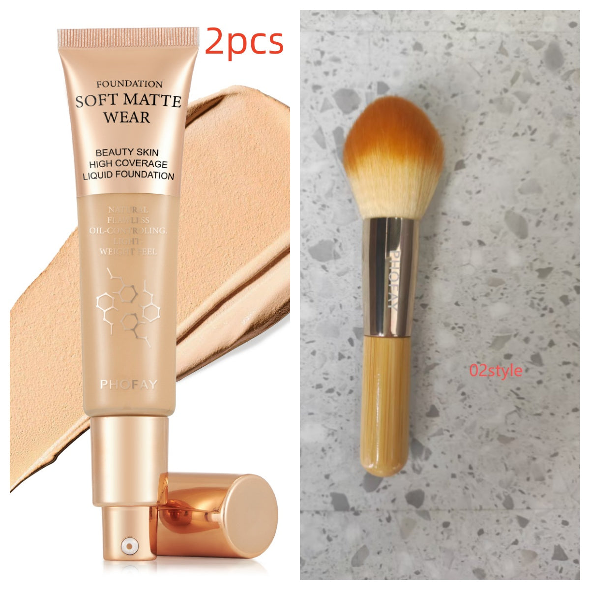Base de Maquillaje de Cobertura Total y Larga Duración 24H (Acabado Impecable)