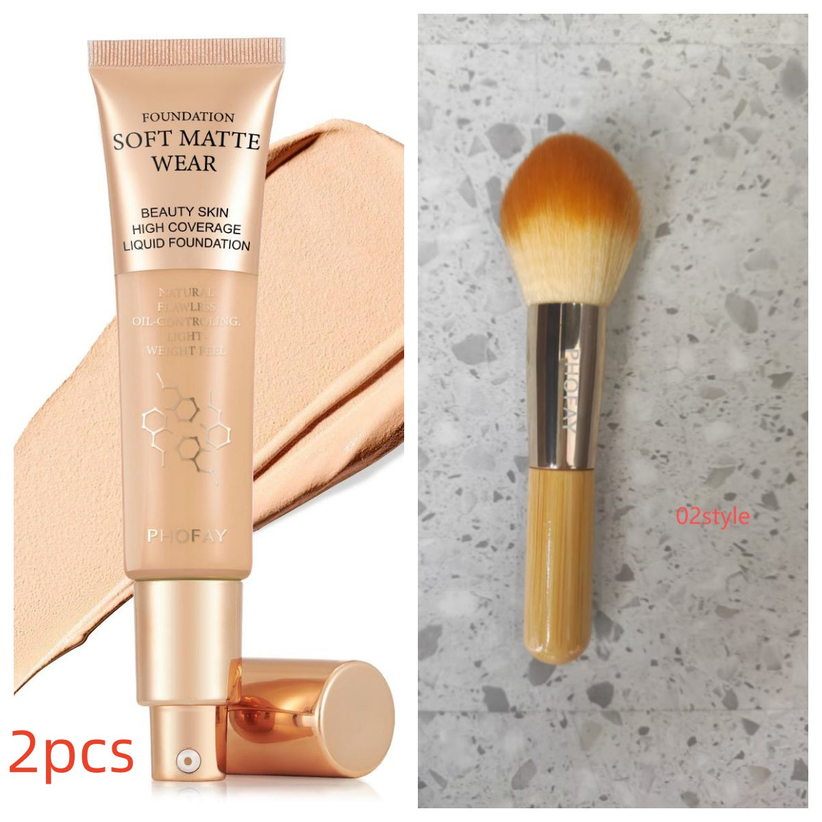 Base de Maquillaje de Cobertura Total y Larga Duración 24H (Acabado Impecable)