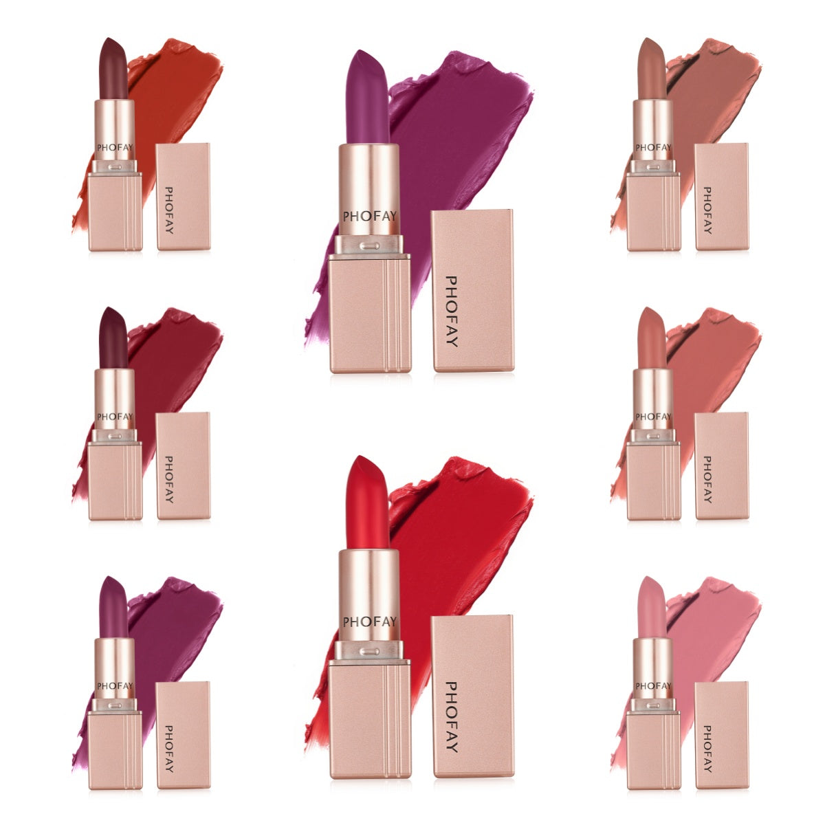 Labial Mate de Color Intenso y Larga Duración (Alta Pigmentación)