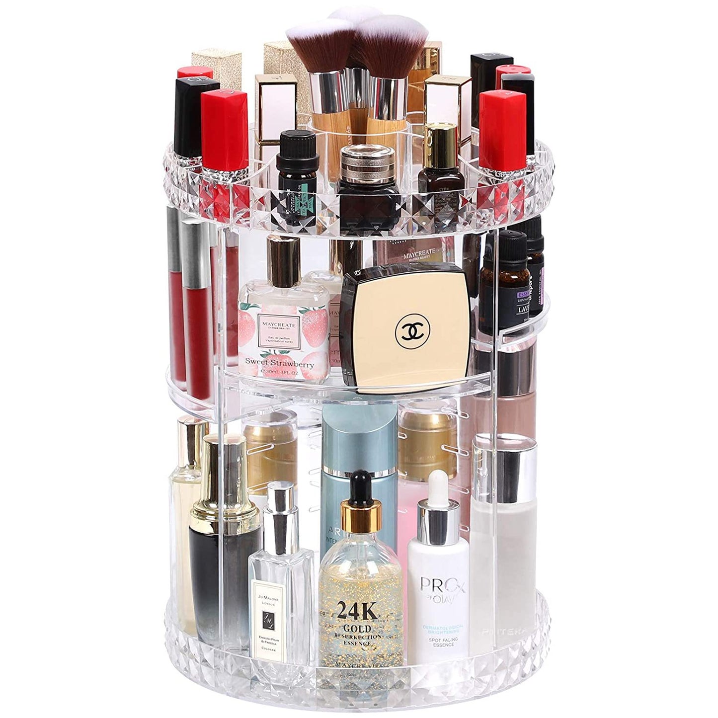 Organizador de Maquillaje Giratorio 360° – Edición Premium