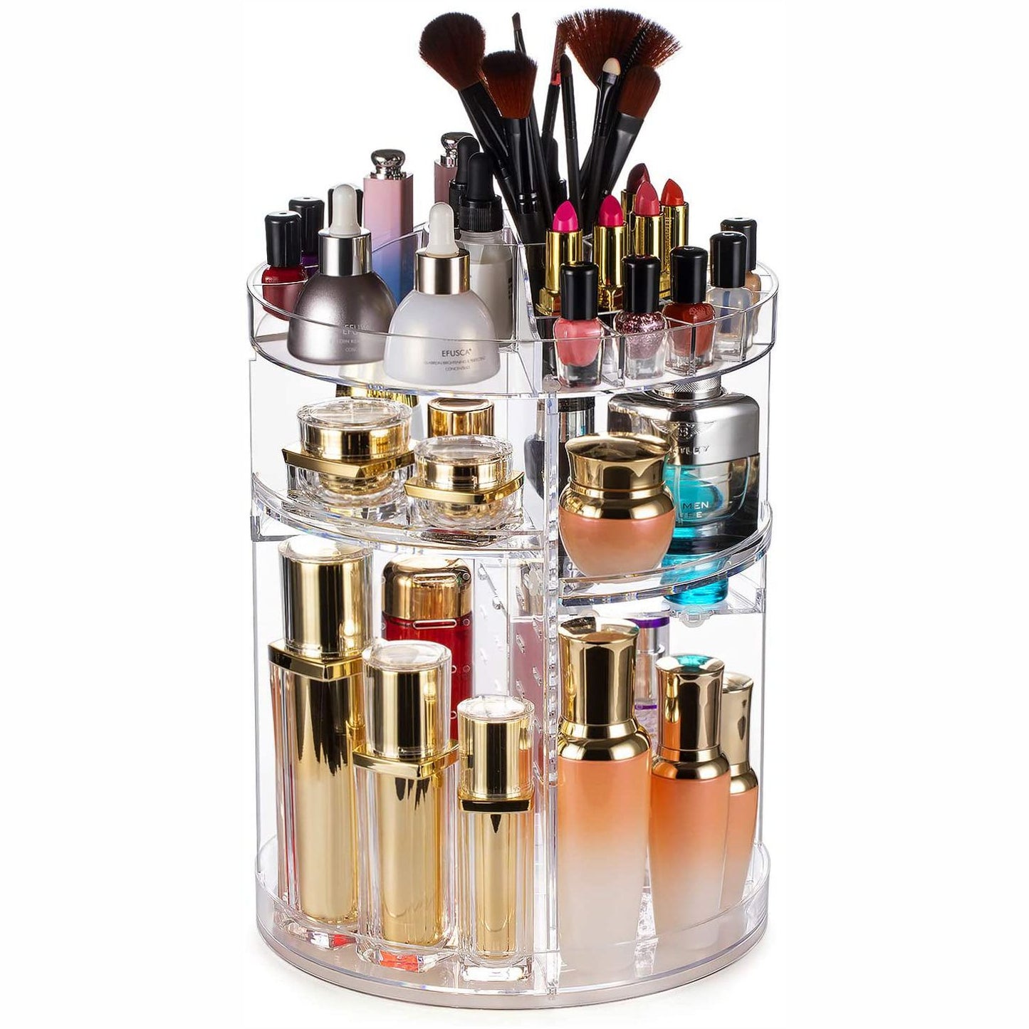 Organizador de Maquillaje Giratorio 360° – Edición Premium