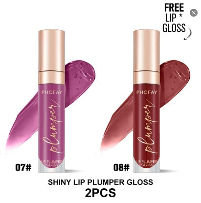 Gloss Labial Voluminizador con Brillo Intenso y Efecto Labios Jugosos