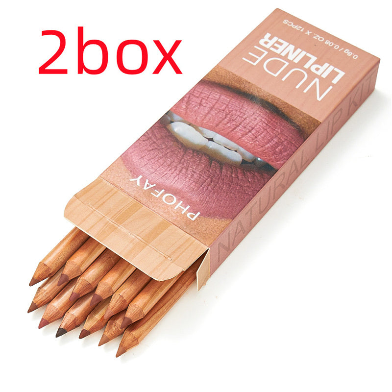 Kit de Perfiladores de Labios Nude de Alta Precisión para Acabado Natural