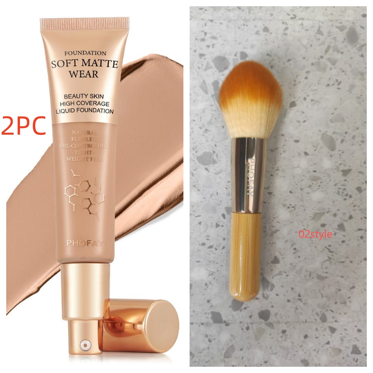 Base de Maquillaje de Cobertura Total y Larga Duración 24H (Acabado Impecable)